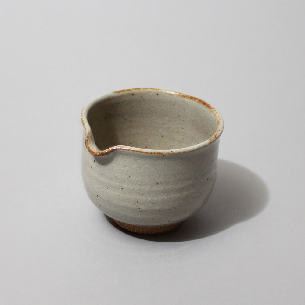Asahiyaki Katakuchi tea bowl – Horii Shichimeien